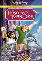 DVD cover for Hunnchback of Notre Dame