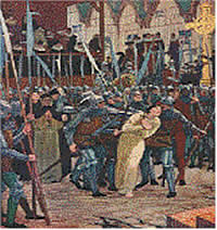 Joan at the stake