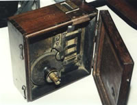 A Lumière movie camera