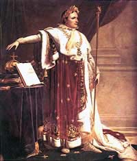 Napoleon at coronation