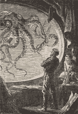 The giant octopus from 20000 leagues under the sea.
