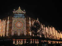 Galeries Lafayette in Paris at Christmastime