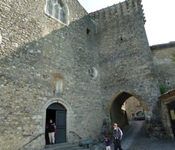 Church and town gate